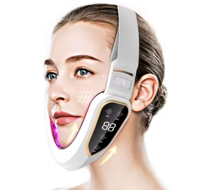 Facial Lifting Device LED and Double Chin V Face Shaped Cheek Lift Belt Machine