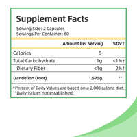 Dandelion High quality Vitality Capsules™