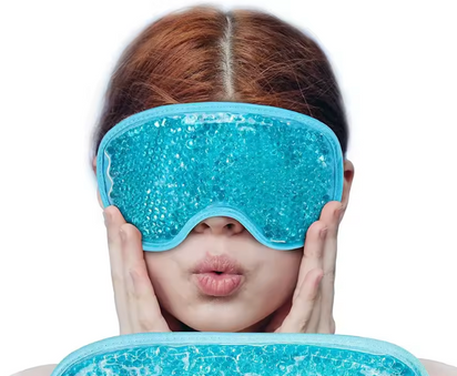 Sleep Mask with Cooling Gel : Makes you wake less bloated and less puffy face