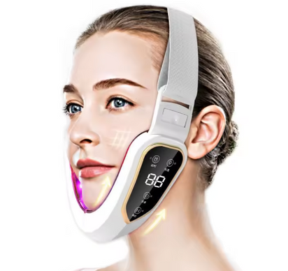 Facial Lifting Device LED and Double Chin V Face Shaped Cheek Lift Belt Machine